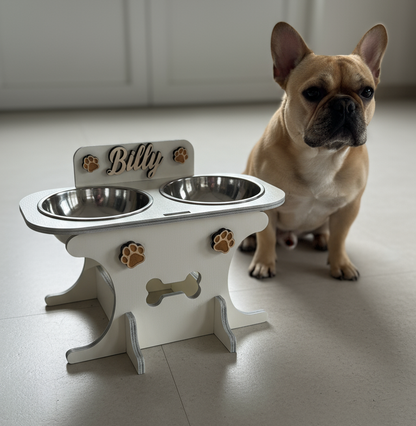 Migliora la postura e la digestione del tuo pet con il nostro porta ciotole personalizzabile