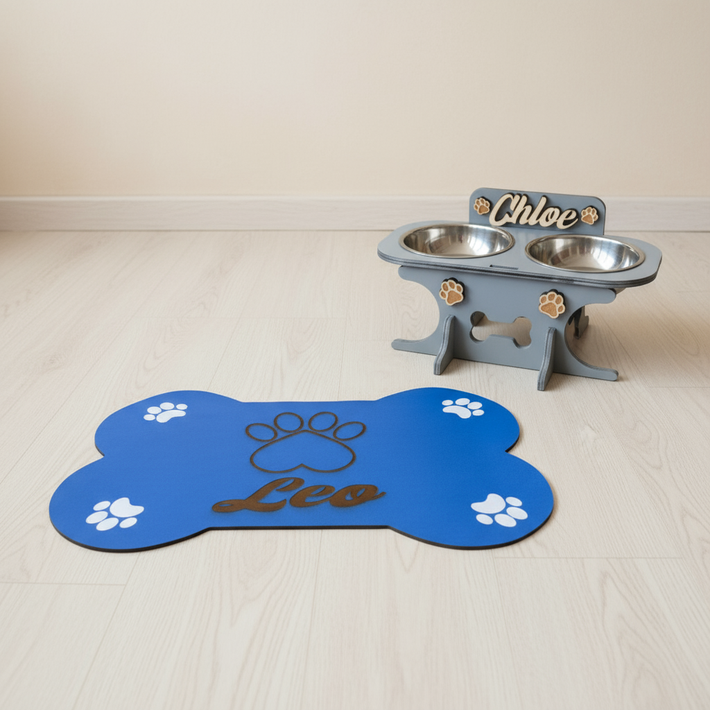 Tappetino Sotto Alzaciotola  Lavabile Antiscivolo